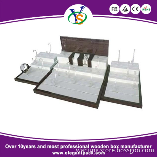 Elegant wooden watch display with logo(SY-0907)